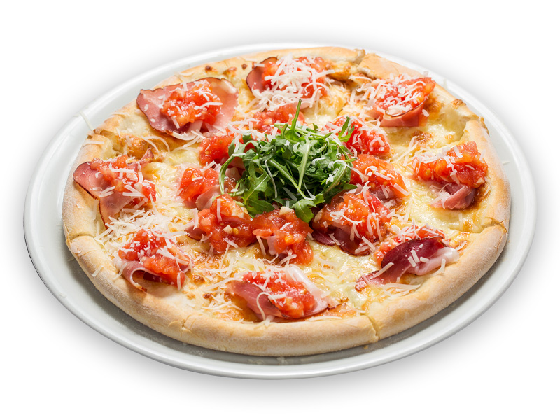 Pizza Crudo, Zola e Ruccola